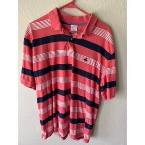 Brooks Brothers Striped Short Sleeve Polo Shirt Size XL